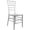 Flash Furniture Advantage Silver Resin Chiavari Chair RSCHI-S - alternate 1